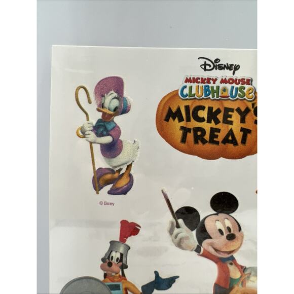 Disney Mickey Mouse Club House Treat Halloween DVD Temporary Tattoos Rare 6 Ct - Picture 3 of 12